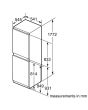 Bosch KIV32X23GB Fridge Freezer 50/50 Sliding Hinge