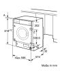 Bosch WIW28500GB Washing Machine Intergrated 8kg 1400 Spin