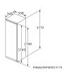 Bosch GIN81AEF0G Freezer 177Cm Fixed Hinge