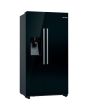 Bosch KAD93VBFPG Fridge Freezer American Style Ice + Water Black