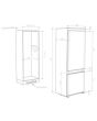 Hoover HFTNF5518EW Fridge Freezer Frost Free 70/30 Sliding
