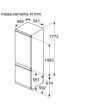 Neff KI5872SE0G Fridge Freezer 70/30 Integrated Sliding