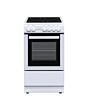 Statesman C050ESCW Cooker 50Cm Single Cavity Ceramic Hob