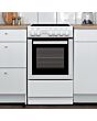 Statesman C050ESCW Cooker 50Cm Single Cavity Ceramic Hob