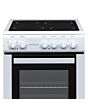 Statesman C050ESCW Cooker 50Cm Single Cavity Ceramic Hob