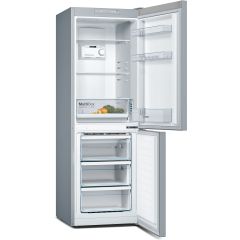 Bosch KGN33NLEBG Fridge Freezer Frost Free 176Cm Silver Inox