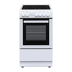 Statesman C050ESCW Cooker 50Cm Single Cavity Ceramic Hob