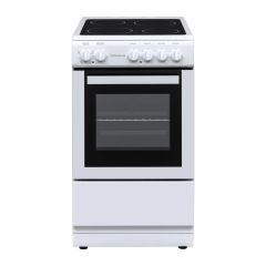 Statesman CO50ESCW Cooker 50Cm Single Cavity Ceramic Hob