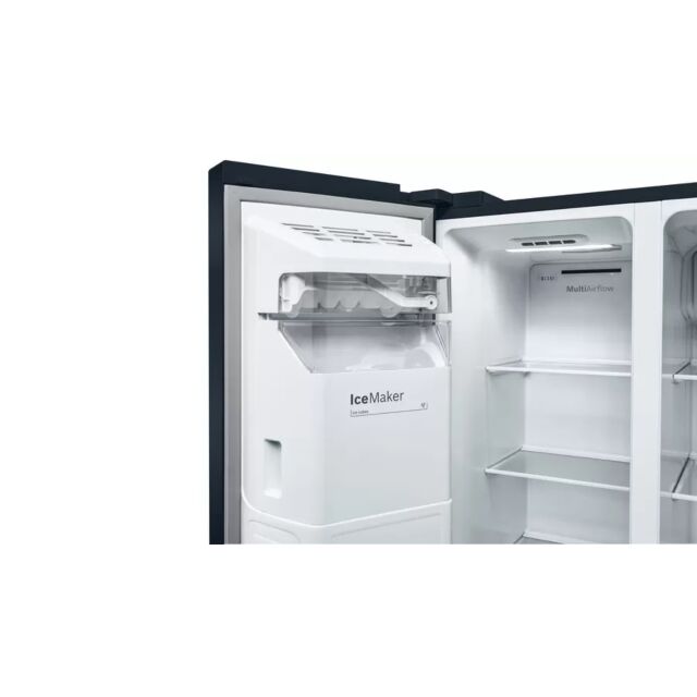 Bosch KAD93VBFPG Fridge Freezer American Style Ice + Water Black