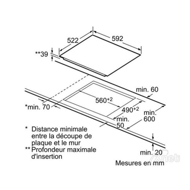 Bosch PKE611D17E Hob 60Cm Ceramic Touch Control