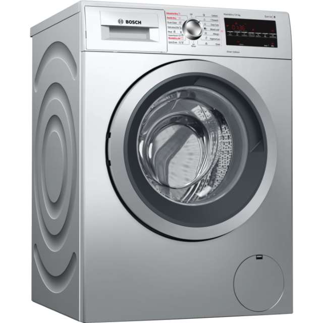 Bosch WVG3047SGB Washer Dryer 7Kg + 4Kg 1500 Spin Silver