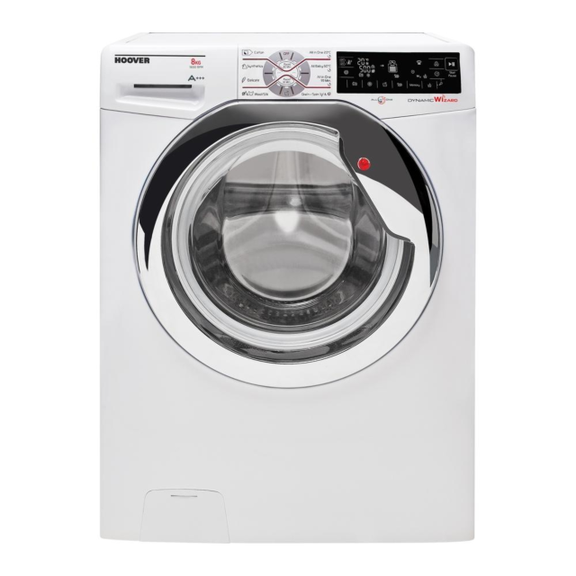 Hoover DWTL68AIW3/1-80 Washing Machine 8Kg 1600 Spin Inverter