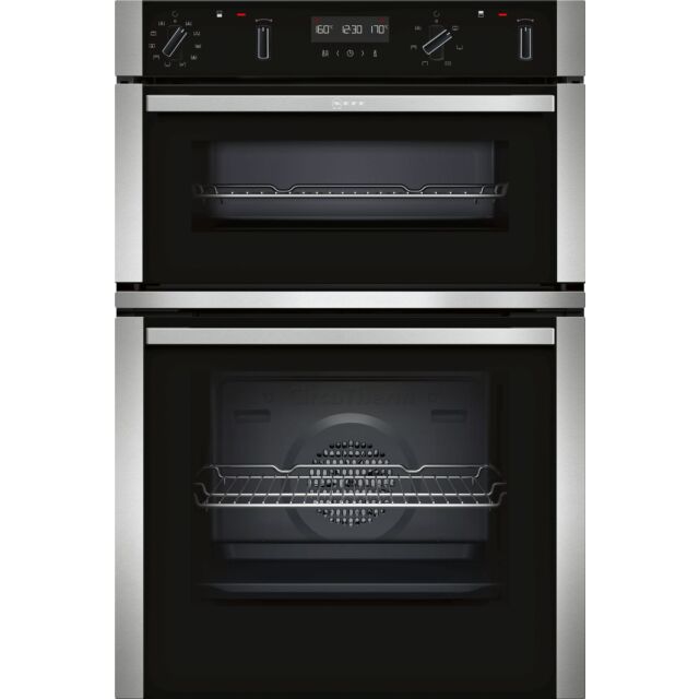 Neff U2ACM7HN0B Oven Double Built In Pyrolytic