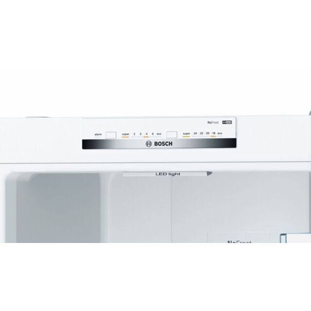 Bosch KGN34NLEAG Fridge Freezer 186Cm 50/50 Inox