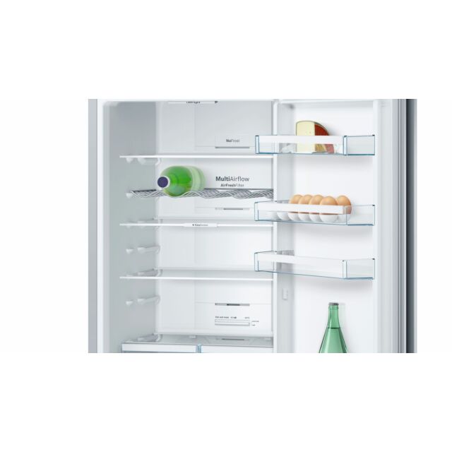 Bosch KGN34NLEAG Fridge Freezer 186Cm 50/50 Inox