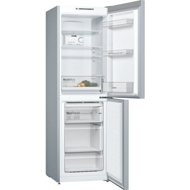 Bosch KGN34NLEAG Fridge Freezer 186Cm 50/50 Inox