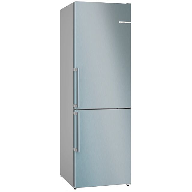 Bosch KGN36VLDTG Fridge Freezer Frost Free 186cm Silver Inox