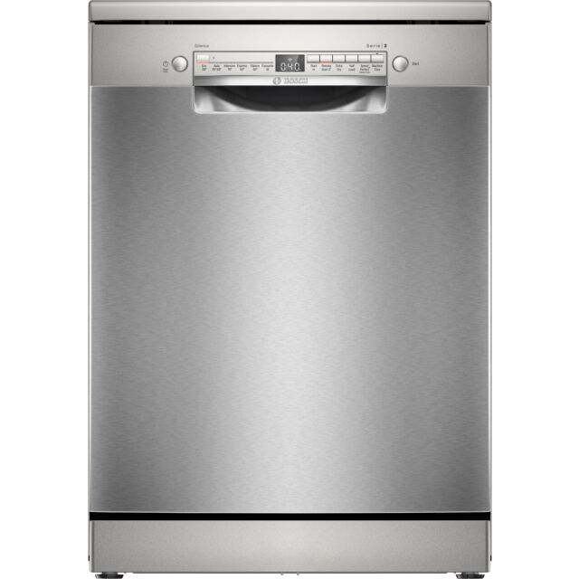 Bosch SMS2HVI06G Dishwasher 3 Drawer Silver Inox