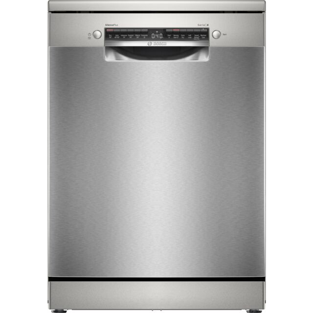Bosch SMS4EKI06G Dishwasher Free Standing Silver Inox