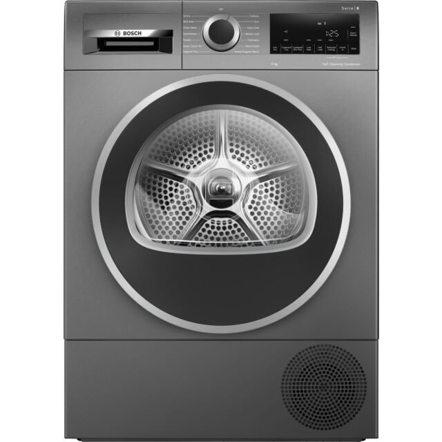 Bosch WQG245R2GB Tumble Dryer 9Kg Graphite Self Cleaning