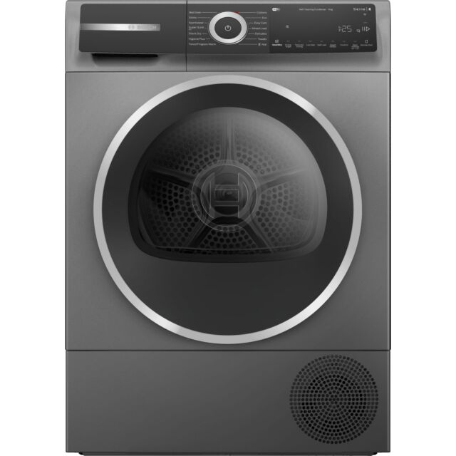 Bosch WQH246DRGB Tumble Dryer 9Kg Heat Pump Self Cleaning Graphite