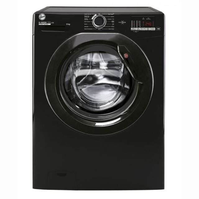 Hoover H3W592DBBE-80 Washing Machine 9Kg 1500 Spin Black