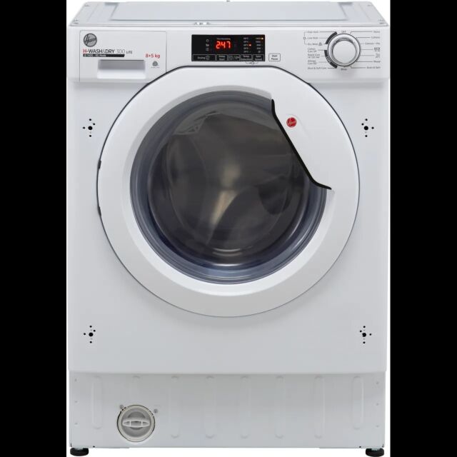 Hoover HBD485D1E/1-80 Washer Dryer Integrated 8Kg + 5Kg 1400 Spin