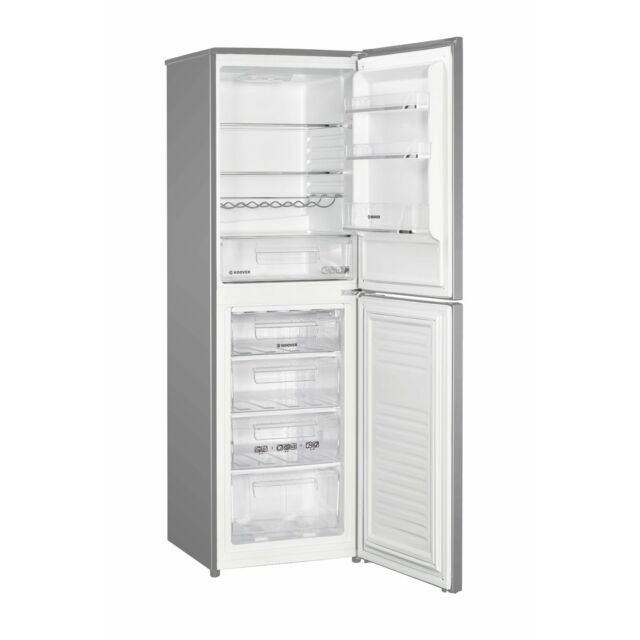 Hoover HCF5172XK Fridge Freezer Silver Frost Free 177Cm