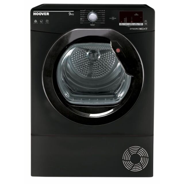 Hoover HLEC9DGB Tumble Dryer 9Kg Condenser Black