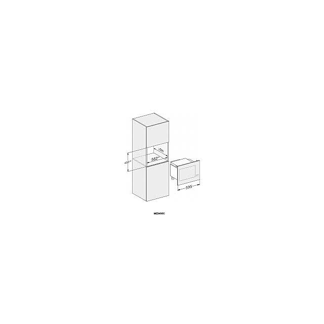 Miele M2240SC Microwave 45Cm Integrated