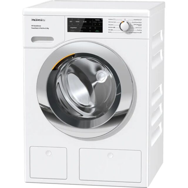 Miele WEI865WCS Washing Machine 9Kg 1600 Spin Twin Dos + Powerwash