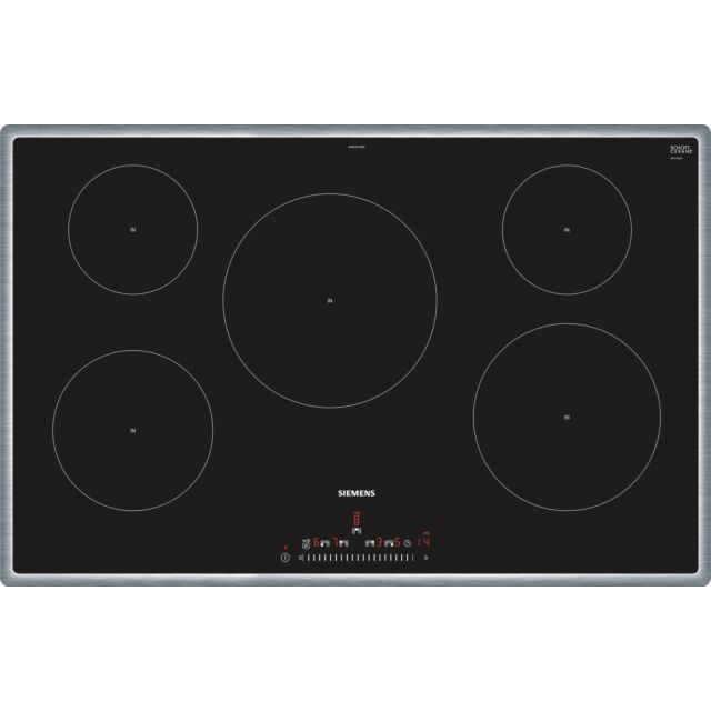 Siemens EH845FVB1E Hob Induction 8Ocm Slide Control Framed