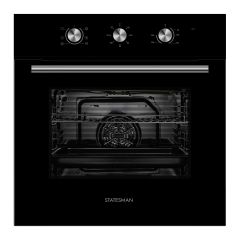 Statesman BSF60BL Oven Single Black
