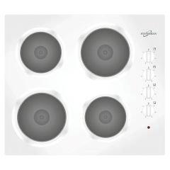Statesman ESH630WH Hob 60Cm Solid Plate White